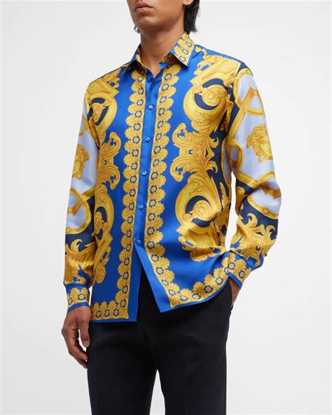 silk Versace shirt